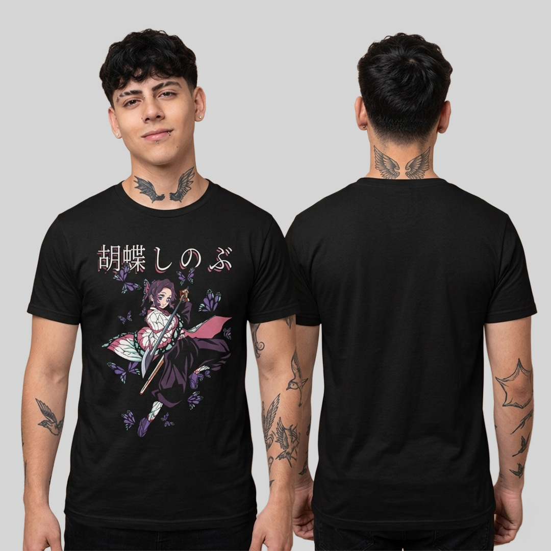 Camiseta Algodon Demon Slayer Shinobu Art