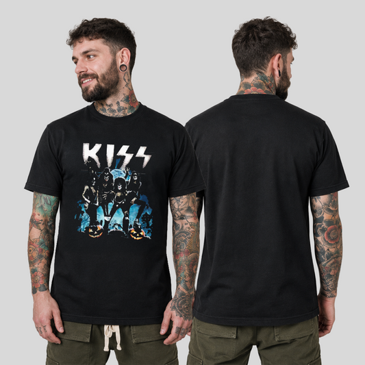 Camiseta Algodon Kiss Helloween