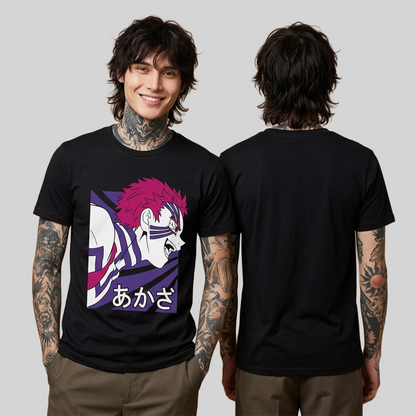 Camiseta Algodon Demon Slayer Akaza Art