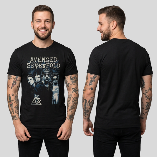 Camiseta Algodon Avenged Sevenfold Group 2