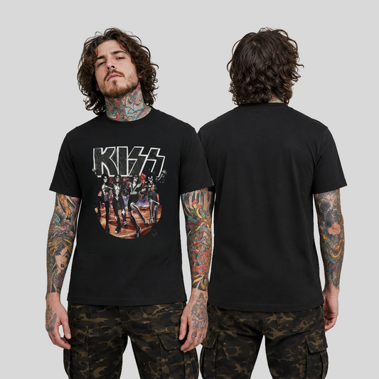 Camiseta Algodon Kiss Destroyer Art