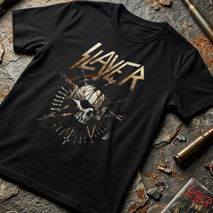 Camiseta Algodon Slayer Skull Art