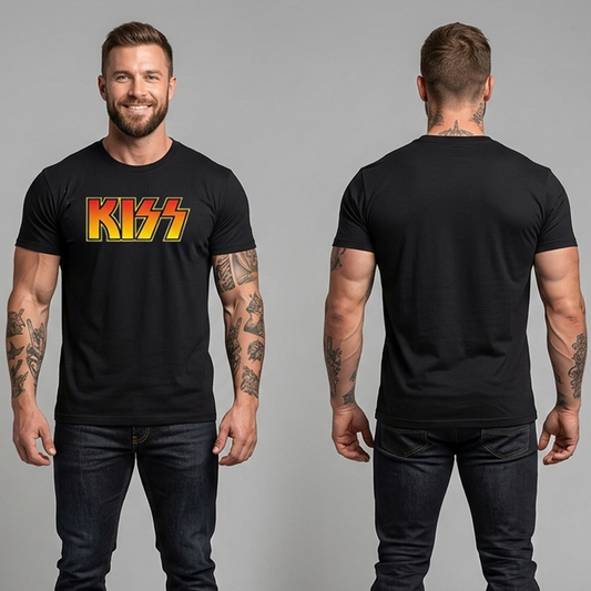 Camiseta Algodon Logo Kiss