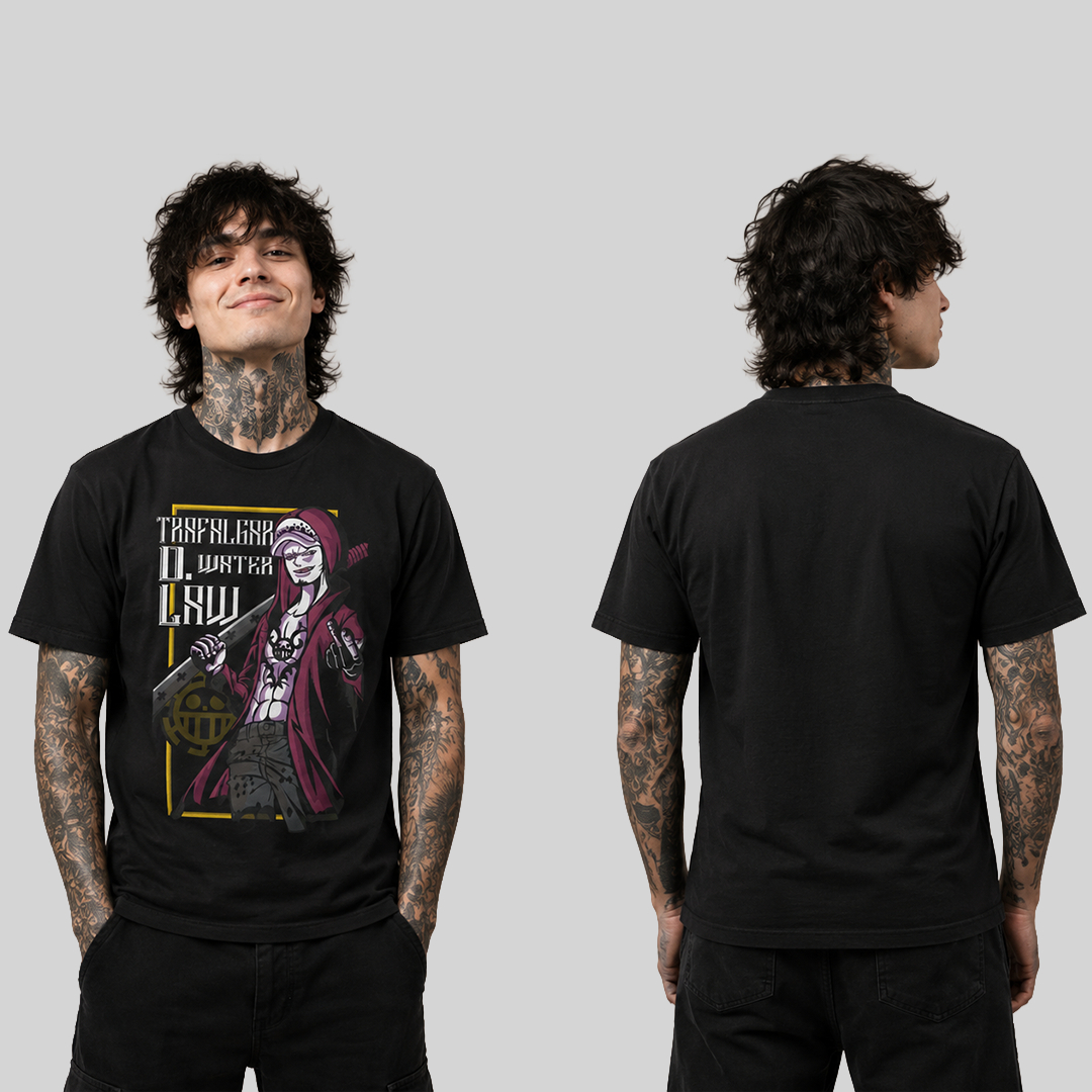 Camiseta Algodon Trafalgar Law Art