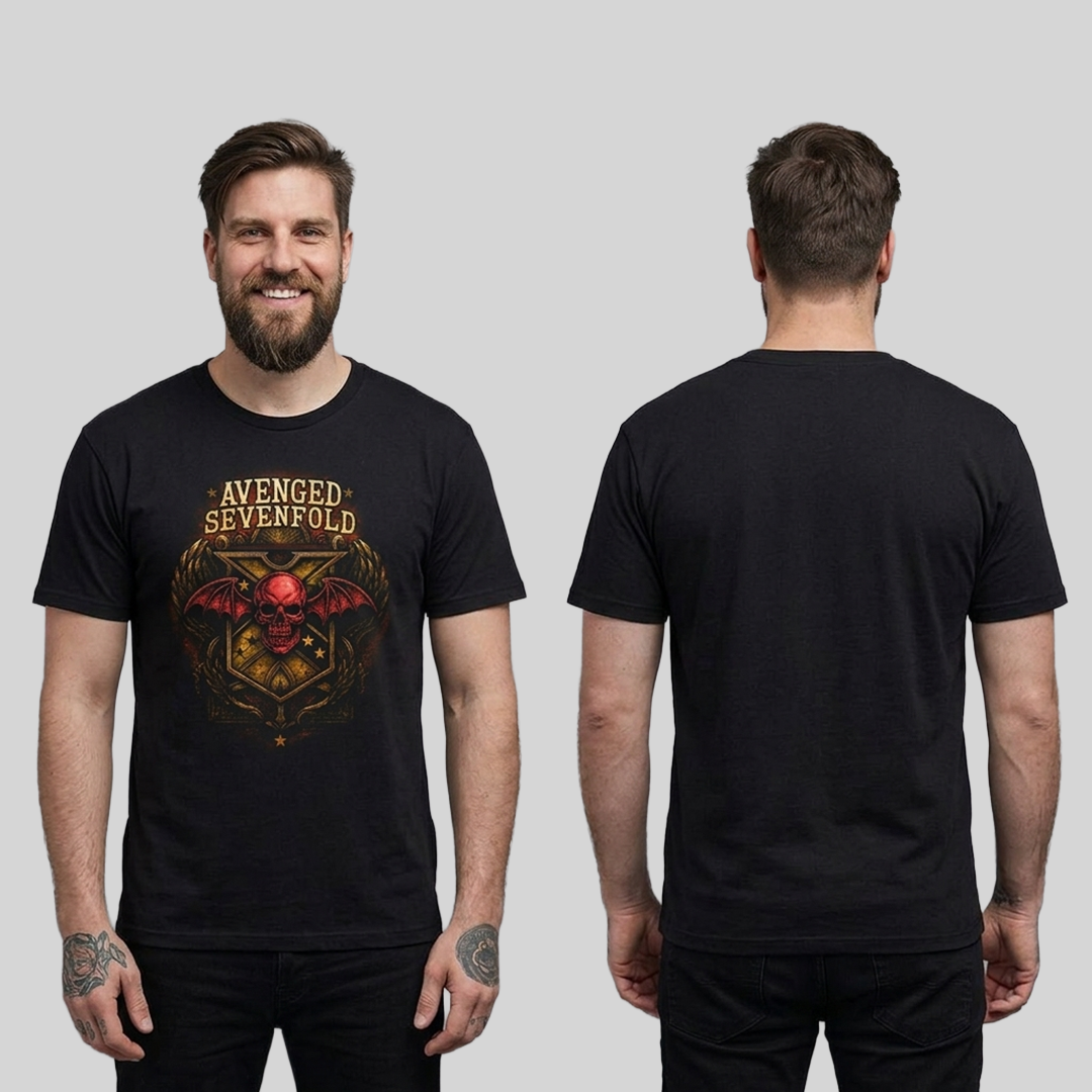 Camiseta Algodon Avenged Sevenfold Logo