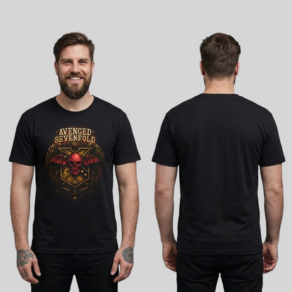 Camiseta Algodon Avenged Sevenfold Logo