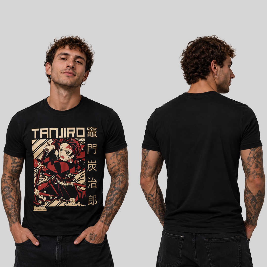 Camiseta Algodon Nezuko Kamado Demon Slayer Art