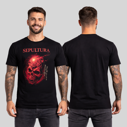 Camiseta Algodon Sepultura Skull