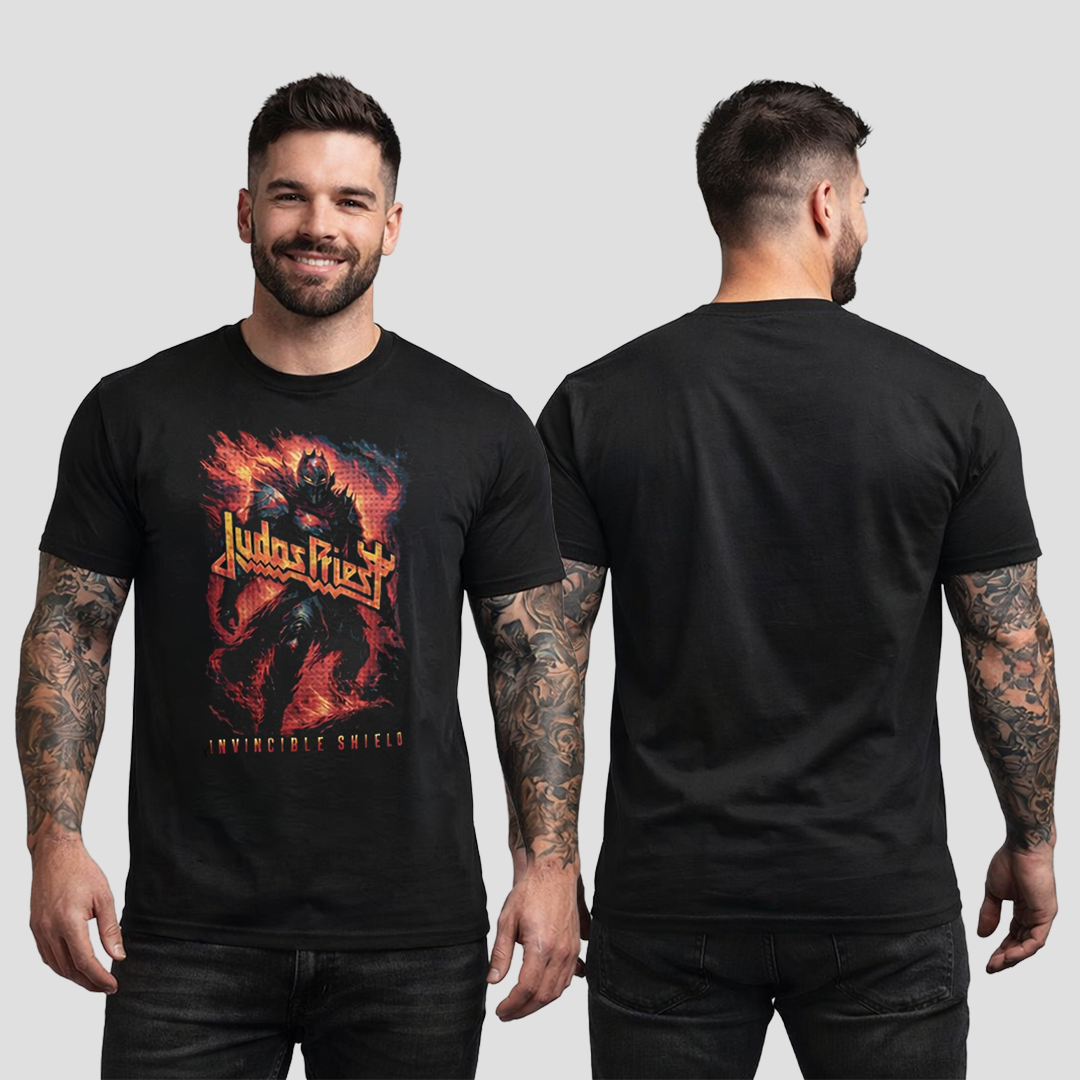 Camiseta Algodon Judas Priest Inviceble