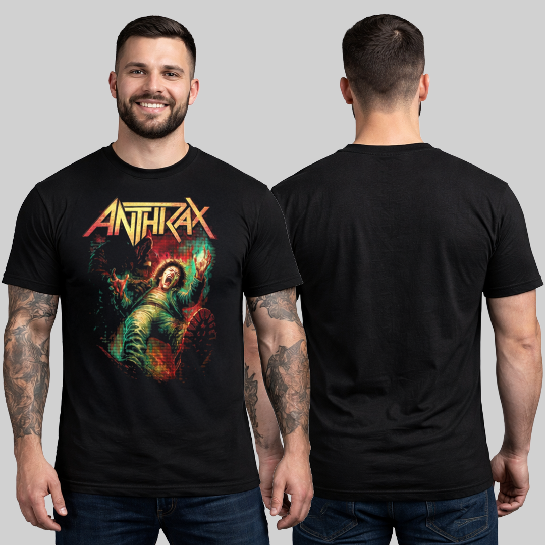 Camiseta Algodon Anthrax Art