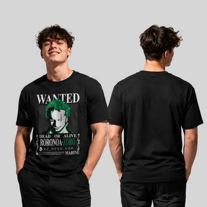 Camiseta Algodon Roronoa Zoro One Piece Poster