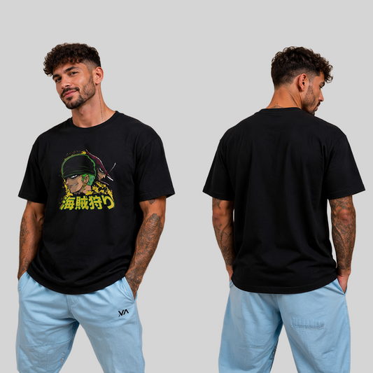 Camiseta Algodon Roronoa Zoro Faces Style