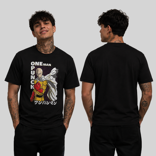 Camiseta Algodon One Punch Man Poster