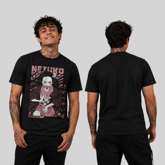 Camiseta Algodon Nezuko Demon Slayer Poster