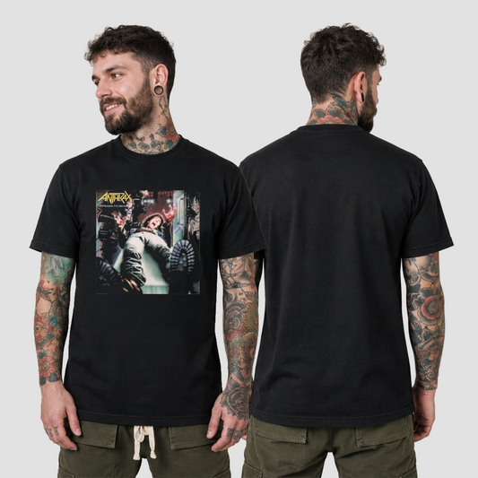 Camiseta Algodon Anthrax Spreading The Disease