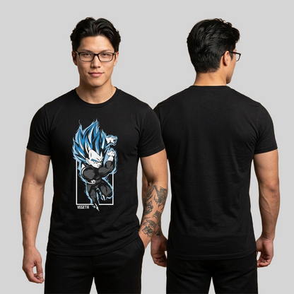 Camiseta Algodon Vegeta Dragon Ball Art