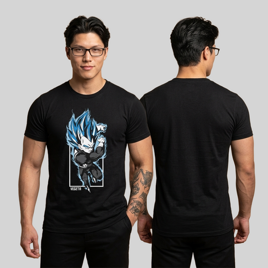 Camiseta Algodon Vegeta Dragon Ball Art