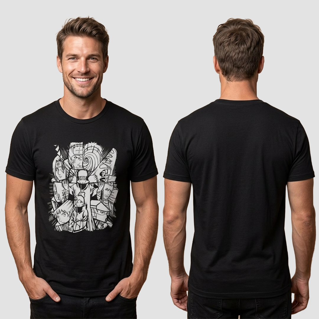 Camiseta Algodon Familia Akatsuki Poster