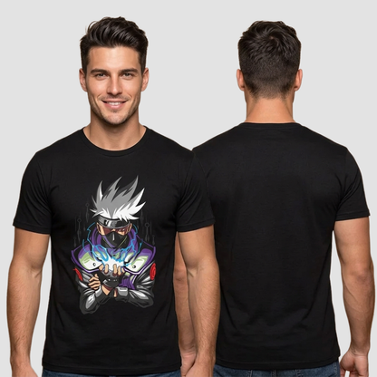 Camiseta Algodon Kakashi Raikiri Art