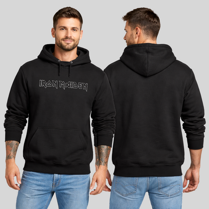 Buzo Capota Iron Maiden Logo Black
