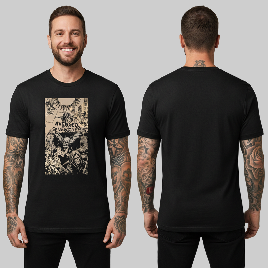 Camiseta Algodon Avenged Sevenfold Poster