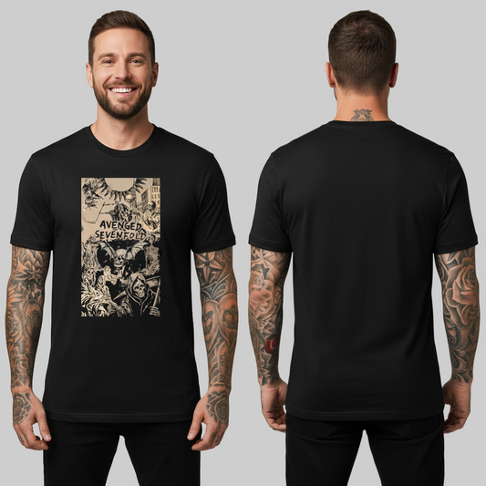 Camiseta Algodon Avenged Sevenfold Poster