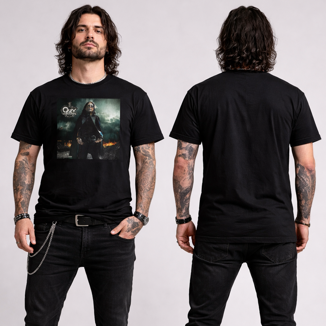 Camiseta Algodon Ozzy Osbourne Style