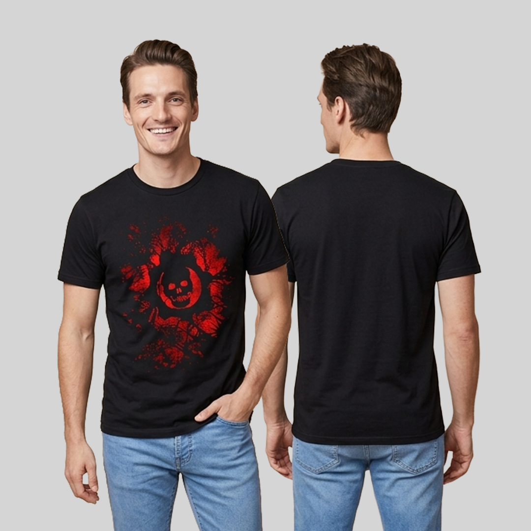 Camiseta Algodon Gears of War Logo