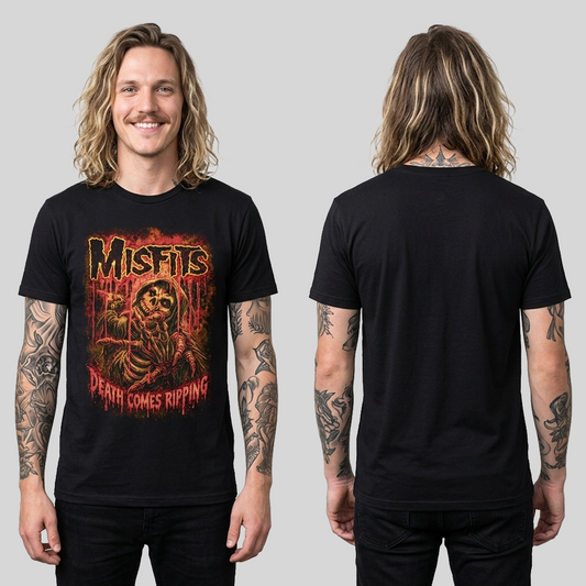 Camiseta Algodon Misfits Death Comes