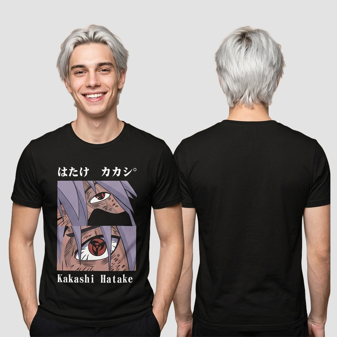 Camiseta Algodon Kakashi Sharingan Poster