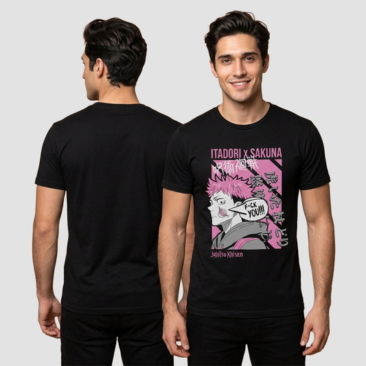 Camiseta Algodon Jujutsu Kaisen x sakuna Art