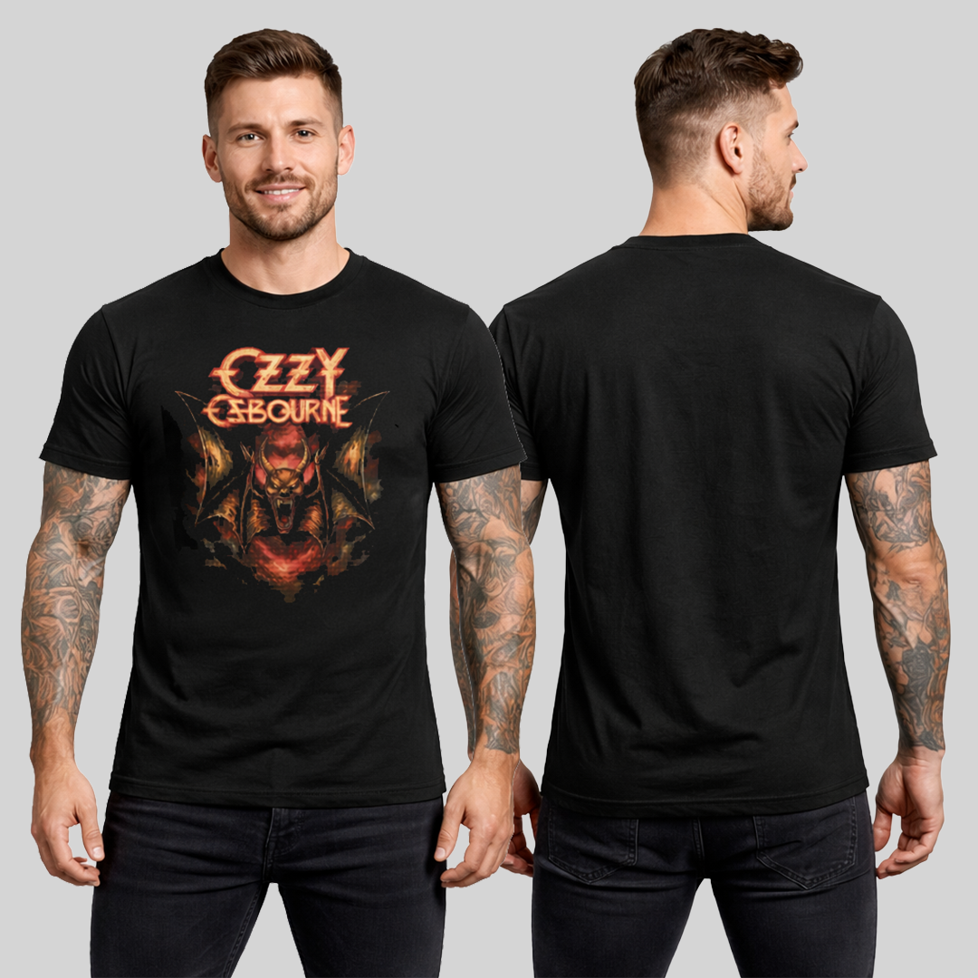 Camiseta Algodon Ozzy Osbourne Art