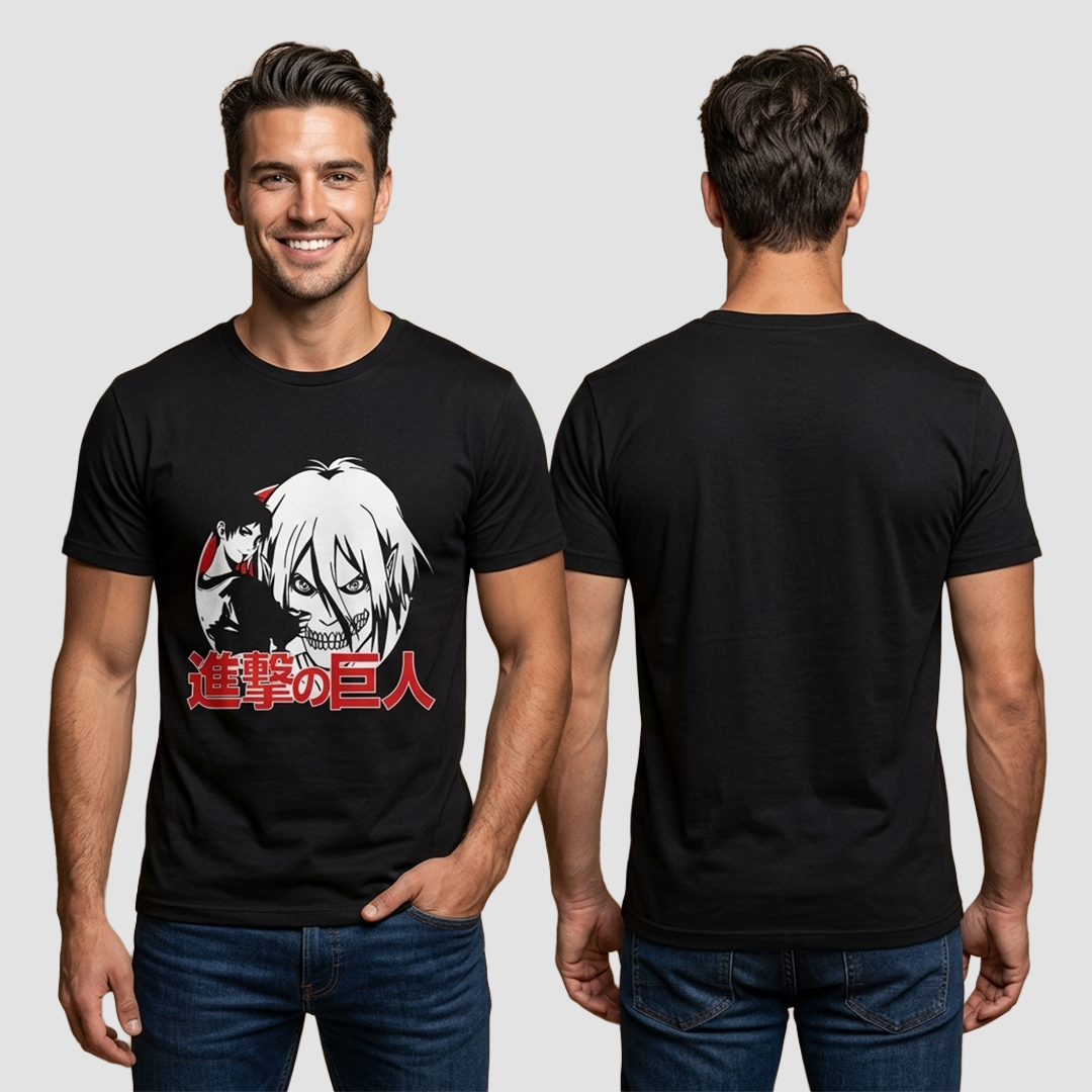 Camiseta Algodon Eren Titan Art