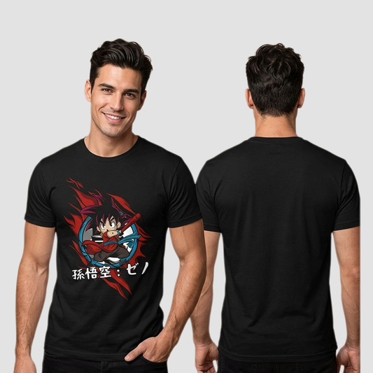 Camiseta Algodon Dragon Ball Goku Boy