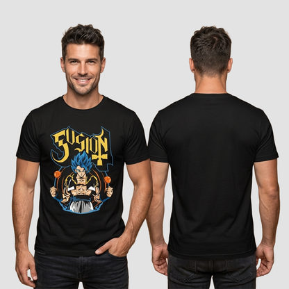 Camiseta Algodon Dragon Ball Gogeta Fusion Art