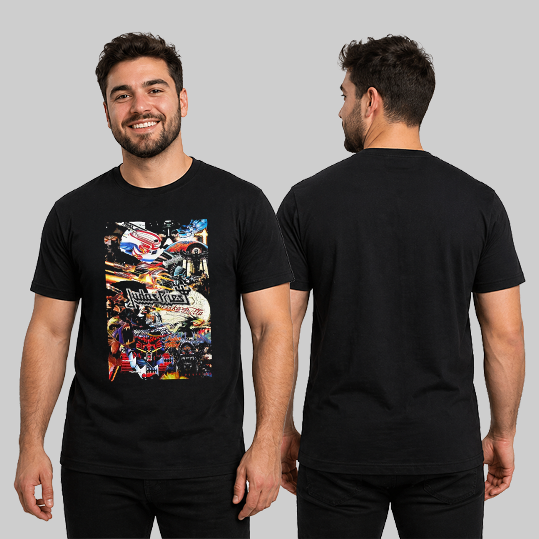 Camiseta Algodon Judas Priest Poster Style