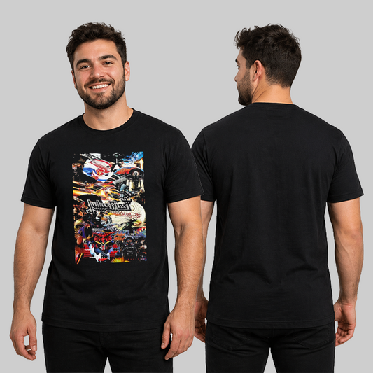 Camiseta Algodon Judas Priest Poster Style