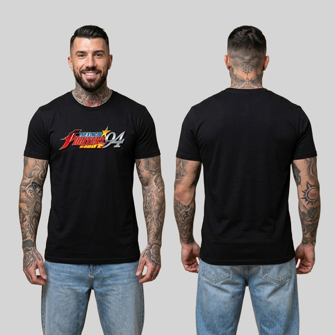 Camiseta Algodon The King Fighters Logo