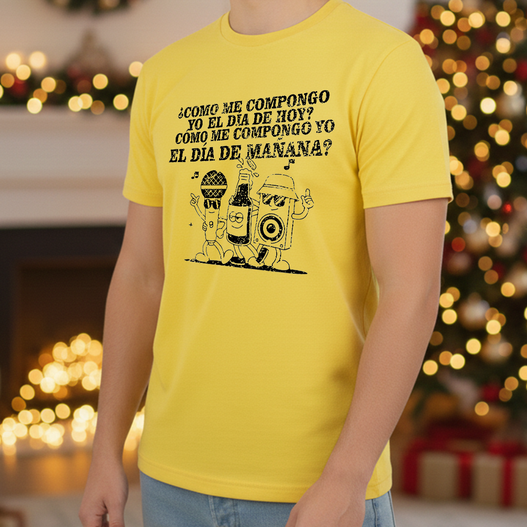 Camiseta Fin De Año ¿Como me compongo yo el dia de hoy?