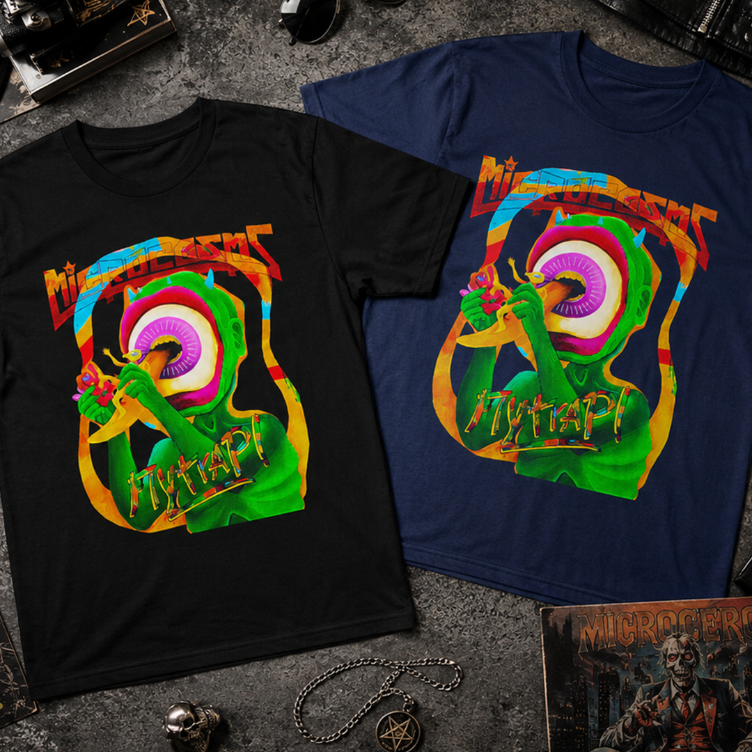 Camiseta Algodon Microcosms Flytrap Art