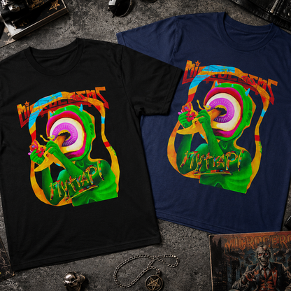Camiseta Algodon Microcosms Flytrap Art