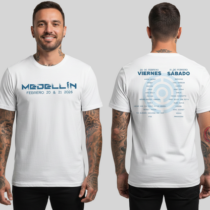 Camiseta Algodón Core Line Up Azul