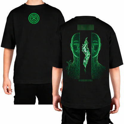 Camiseta Oversize Core Art Verde