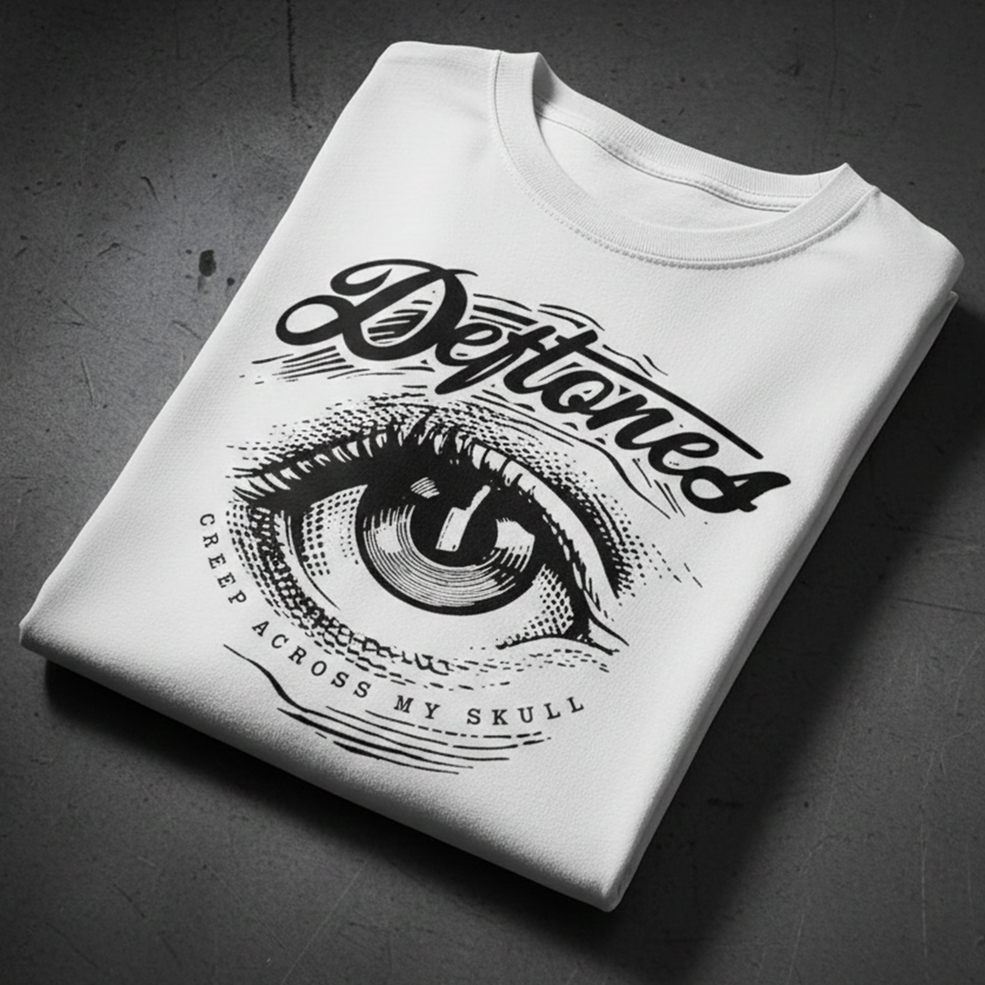 Camiseta Deftones Creep across my skull
