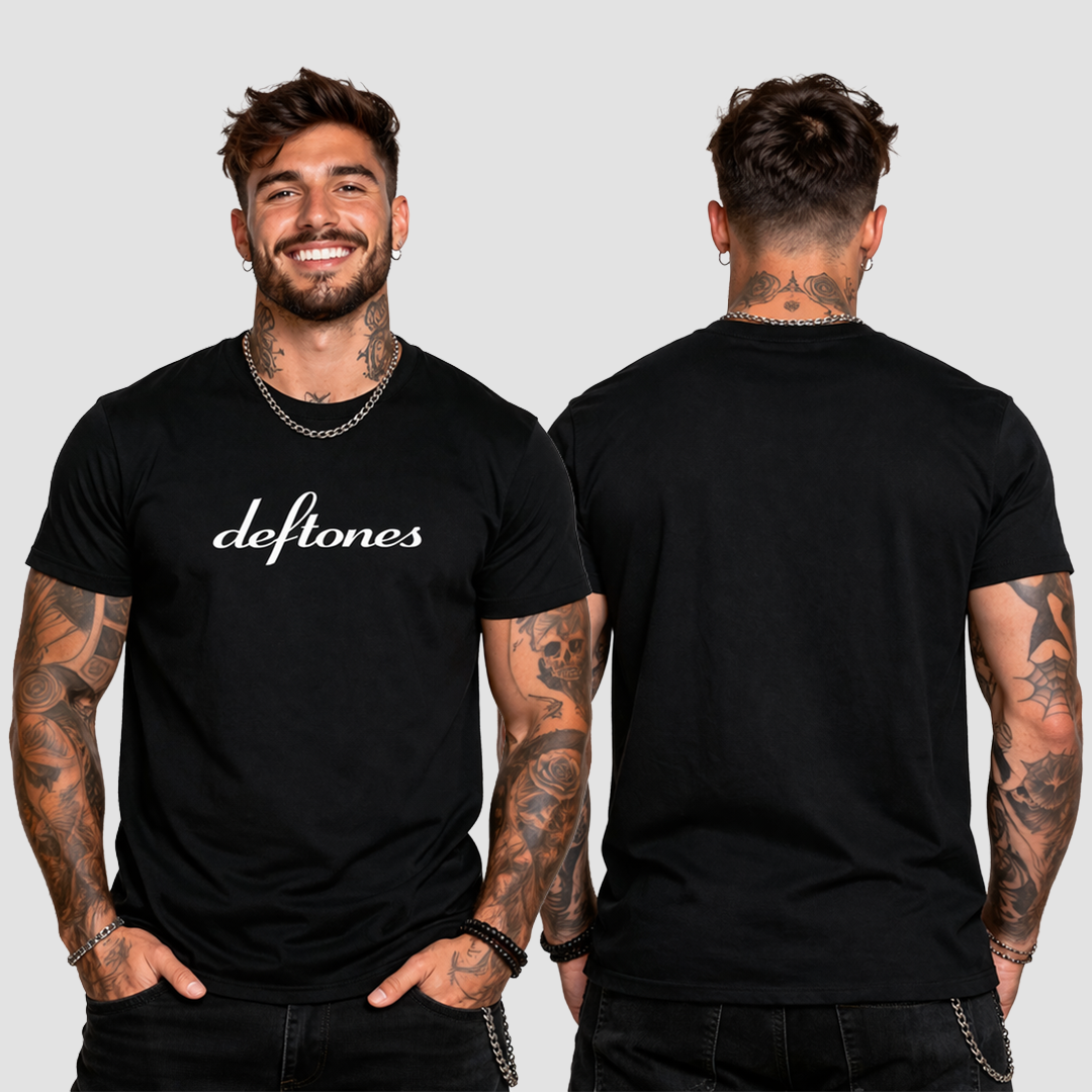 Camiseta Algodón Deftones Logo