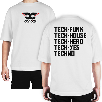 Camiseta Oversize Carl Cox Tech - Funk