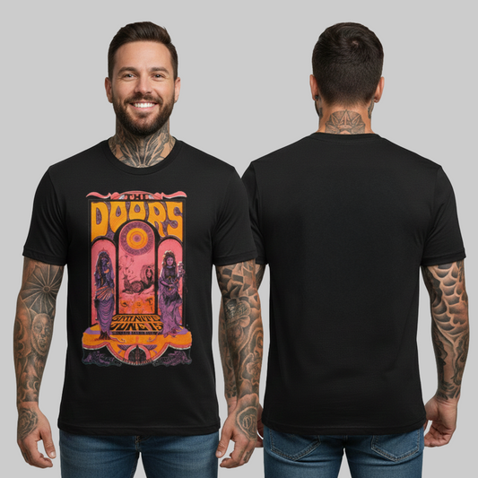Camiseta Algodon The Doors Art