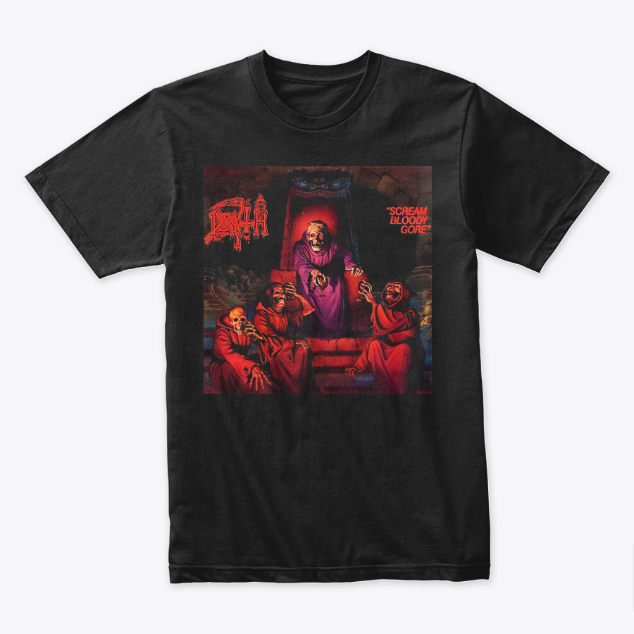 Camiseta Algodon Death Scream Bloody Gore