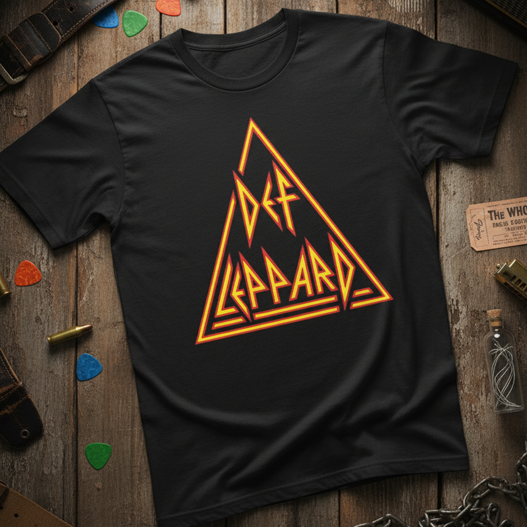 Camiseta en algodon Def Leppard Logo