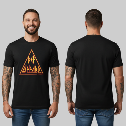 Camiseta en algodon Def Leppard Logo